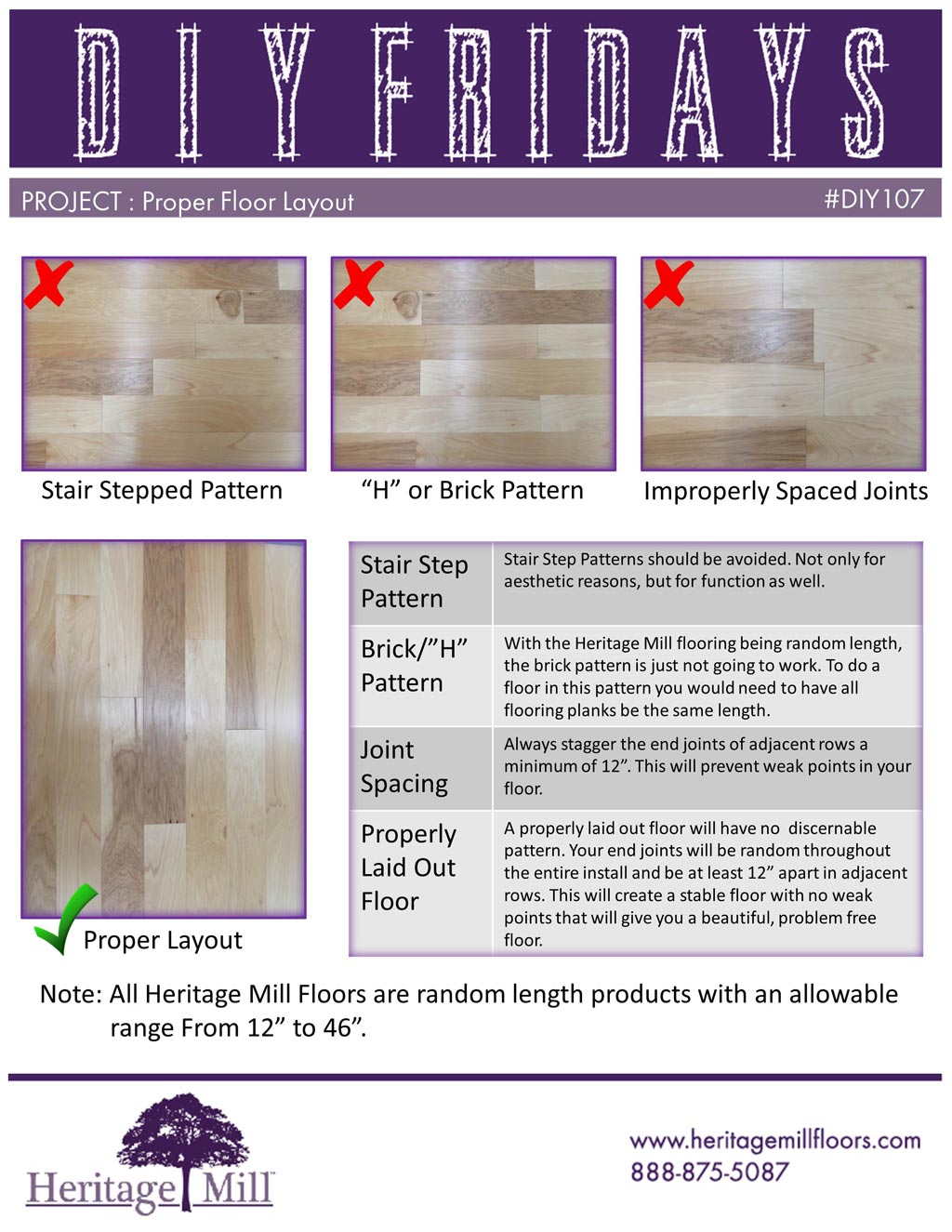 Diy Project Proper Floor Layout, How To Lay Out Laminate Flooring Pattern